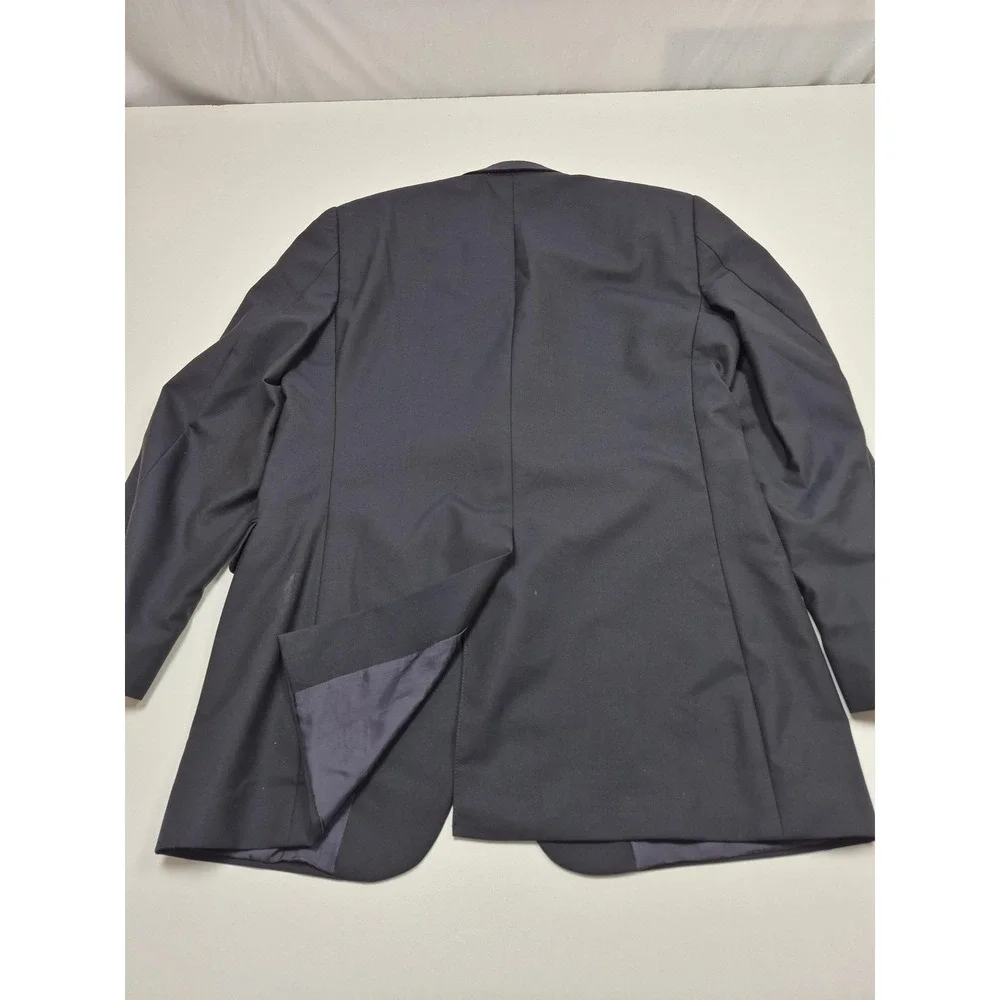 Brooks Brothers Loro piana Suit Jacket Mens M 39L Blue Wool 1818 Madison FLAW